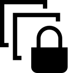 Blueprint Lock SVG Icon